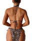 SLIM® Leopard Print Halter Bikini