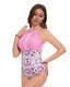 SLIM® Mesh High Neck Tummy Control Swimsuit