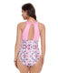 SLIM® Mesh High Neck Tummy Control Swimsuit