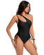 SLIM® One-Shoulder Ruched Swimsuit