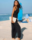 SLIM® Plunge Halter Pleated Jumpsuit