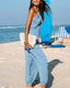 SLIM® Plunge Halter Pleated Jumpsuit