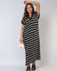 SLIM® Ribbed Knit Collared Midi Dress