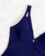 SLIM® Ruched Back-Ring One-Piece Swimsuit