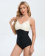 SLIM® Ruched High-Waist One Piece Swimsuit