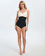 SLIM® Ruched High-Waist One Piece Swimsuit