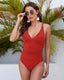 SLIM® Ruched One-Piece Swimsuit