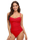 SLIM® Ruched Tummy Control Swimsuit
