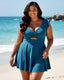 SLIM® Ruffle & Reveal Modest Swimsuit