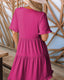 SLIM® Ruffled Layered Mini Dress