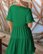 SLIM® Ruffled Layered Mini Dress