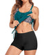 SLIM® Secure-Strap Tankini Two Piece Swimsuit