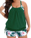 SLIM® Secure-Strap Tankini Two Piece Swimsuit