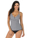SLIM® Sexy Criss Cross Adjustable Tankini Set