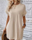 SLIM® Solid Color Pocket Waist Dress