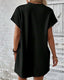 SLIM® Solid Color Pocket Waist Dress