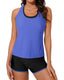 SLIM® Sporty Chic 3-Piece Tankini Swim Set