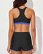 SLIM® Sporty Chic 3-Piece Tankini Swim Set