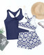 SLIM® Sporty Chic 3-Piece Tankini Swim Set
