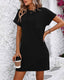 SLIM® Striped Ribbed Mini T-Shirt Dress