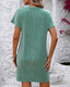 SLIM® Striped Ribbed Mini T-Shirt Dress