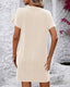 SLIM® Striped Ribbed Mini T-Shirt Dress