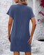 SLIM® Striped Ribbed Mini T-Shirt Dress