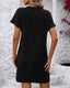 SLIM® Striped Ribbed Mini T-Shirt Dress