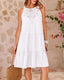 SLIM® Summer Halter Tiered Swing Dress