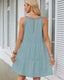 SLIM® Summer Halter Tiered Swing Dress