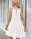 SLIM® Summer Halter Tiered Swing Dress