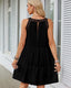 SLIM® Summer Halter Tiered Swing Dress