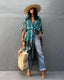SLIM® Tie-Dye Open Front Kimono Cover Up