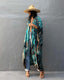 SLIM® Tie-Dye Open Front Kimono Cover Up