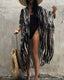 SLIM® Tie-Dye Open Front Kimono Cover Up