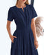 SLIM® Tiered V-Neck Maxi Dress