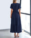 SLIM® Tiered V-Neck Maxi Dress