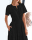 SLIM® Tiered V-Neck Maxi Dress
