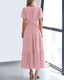 SLIM® Tiered V-Neck Maxi Dress