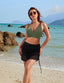 SLIM® Tummy-Control Mesh High Waisted Bikini