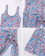 Tummy control swim dress with UPF 50+, skirted bottom, built-in shorts, and power mesh lining for UV protection and shaping