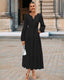 SLIM® V-Neck Tiered Maxi Dress