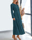 SLIM® V-Neck Tiered Maxi Dress
