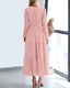SLIM® V-Neck Tiered Maxi Dress
