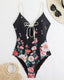 SLIM® Scalloped Edge Cutout Swimsuit