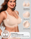 Scalloped Wireless Push Up Bra Buttery Soft