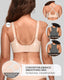 Scalloped Wireless Push Up Bra Buttery Soft