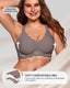 Scalloped Wireless Push Up Bra Buttery Soft