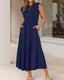 SLIM® Smocked Flutter Sleeve Tiered Midi Dress