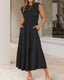 SLIM® Smocked Flutter Sleeve Tiered Midi Dress